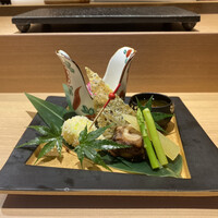 難波 鮨 よこ田 - 特上コースの前菜