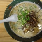 博多とんこつ 天神旗 - 若塩とんこつ＠2007年