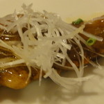 岩亭 - 和牛の唐揚げ甘酢あんかけUP