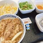 Yoshinoya - ポケ盛牛丼セット ねぎ玉子トッピング