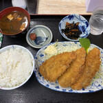 きくよし - 限定　真アジフライ定食¥850