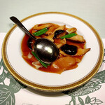 北京料理桂蘭 - アワビとオイスターソースのマリアージュは最高です‼️