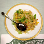 北京料理桂蘭 - 私のお気に入りメニューNo.2の蟹レタス炒飯です。いつ頂いても美味しい❣️