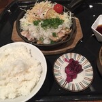 テッパンサカバ - 大山鶏ポン酢の定食