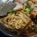 純麺食堂 - 恋煮干し中華しおアップ