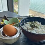 道の駅 みつ シーサイドレストラン 魚菜屋 - 釜揚げしらす丼/1,150円