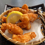 道の駅 みつ シーサイドレストラン 魚菜屋 - タコから揚げは普通に美味しい