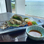 道の駅 みつ シーサイドレストラン 魚菜屋 - 岩がき/650円