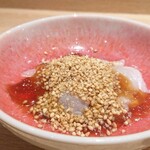 おりはら - 的鯛の杉板炙り シークワサーのジュレ