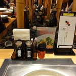 遊食豚彩 いちにいさん - 大人数のカウンター席