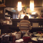 とんかつ やまいち - テーブル席から