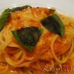 完熟の甘ーいトマトのスパゲティ