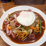 Supagetti hausu - ミラカン1.5TP目玉焼き