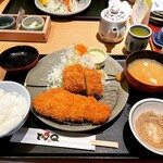 Ton Kyuu - やまと豚ロース＆はもかつ定食　¥2,178-