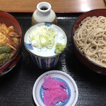 Hashimotoya - 天丼とそばセット