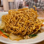 南海飯店 - かたい焼ソバの麺