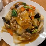 南海飯店 - かたい焼ソバ