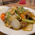 南海飯店 - かたい焼ソバ