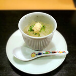 日本料理四四A2 - 碓井豌豆と空豆、白魚