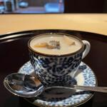 梶川 - 舞茸ポタージュ、鮑