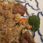 カンボジア料理とアジアンキッチン ニャムバーイ - 具の豚肉