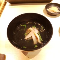 一㐂 - 鯛と松茸の吸い物