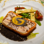 ル・ジャルダン・デ・サヴール - 2021.9 フランス産兎とフォアグラのモザイク仕立て トリュフ風味