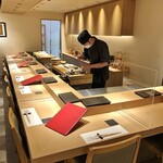 難波 鮨 よこ田 - 店内