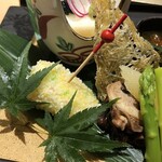 難波 鮨 よこ田 - 鮨と天冨良【特上】会席17600円