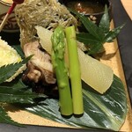 難波 鮨 よこ田 - 鮨と天冨良【特上】会席17600円