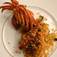 中国料理 王宮 - 伊勢海老とガーリックの黄金揚