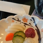 福松荘 - 漬物うまーい！