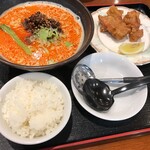 中国料理 千琇 - 担々麵セット（ランチ）