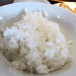 Gyouza No Oushou - フェアセットの白飯は小ライスといったボリューム。今回は丁度イイ感じの量でした。