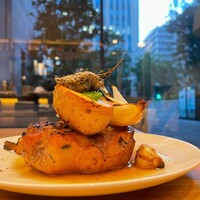 豚のグリル　マスタードソース 