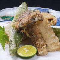 松茸と京野菜の天麩羅