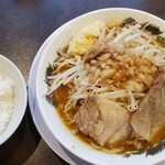 ラーメン 男塾!! - カレー塾長らーめんとライス小1000円