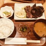 Kawase - 牛タン/カルビMIX定食　一半1700円