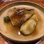 う越貞 - ノドグロの煮付けと茄子