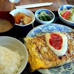 一休 - 巻きそば定食　1150円