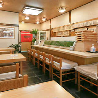清潔第一で落ち着いた雰囲気の店