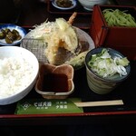 そば天国 松乃家 - 私の「えび天ぷら膳」890円税込でぇす！