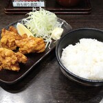 麺場 田所商店 - 味噌唐揚げセット