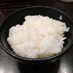 麺場 田所商店 - セットのライス