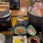 活魚 漁ま - 刺身定食1480円