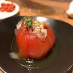 焼肉ホルモン 新井屋 - 丸ごとトマトのさっぱり漬け