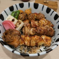 やきとり お㐂樂 人形町店 - 焼鳥丼　1400円
