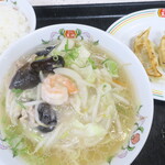 餃子の王将 - 野菜たっぷり五目あんかけタンメンフェアセットＢ