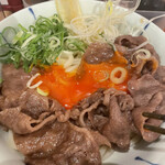 讃岐のおうどん 花は咲く - 極上の肉うどん（蘭王たまごクラッシュ）