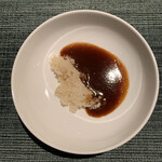 蒼 - こんなに贅沢なカレーある？カレーもライスも但馬玄まとってるぞ。